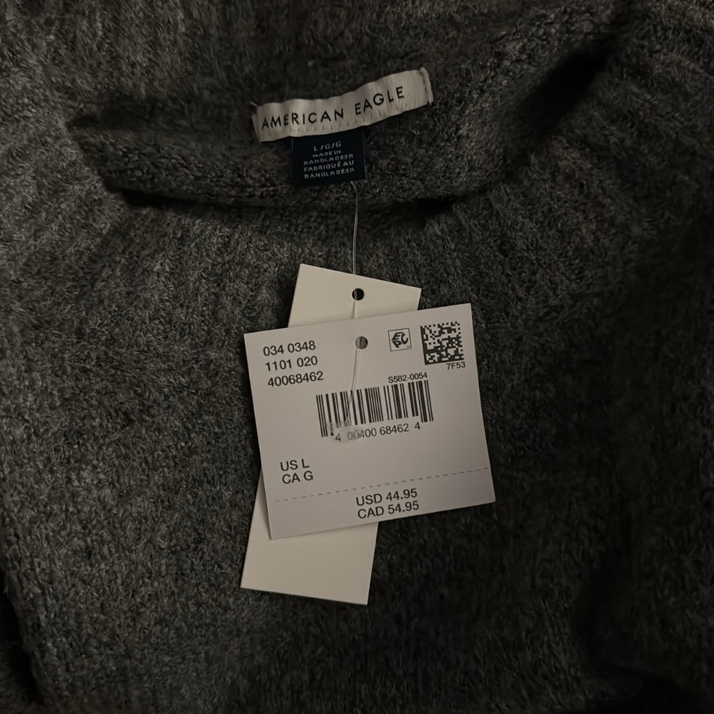 American Eagle Gray Sweater - Picture 5 of 7